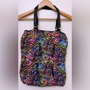 Ed Hardy by Christian‎ Audigier Bag Nylon Tote Bag *Flawed